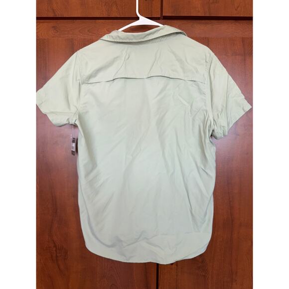 Eddie Bauer Travex moisture wicking performance shirt NWT Sage Green Size Large - Picture 9 of 11